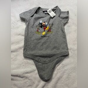 NWT Disney Kids Gray One Piece